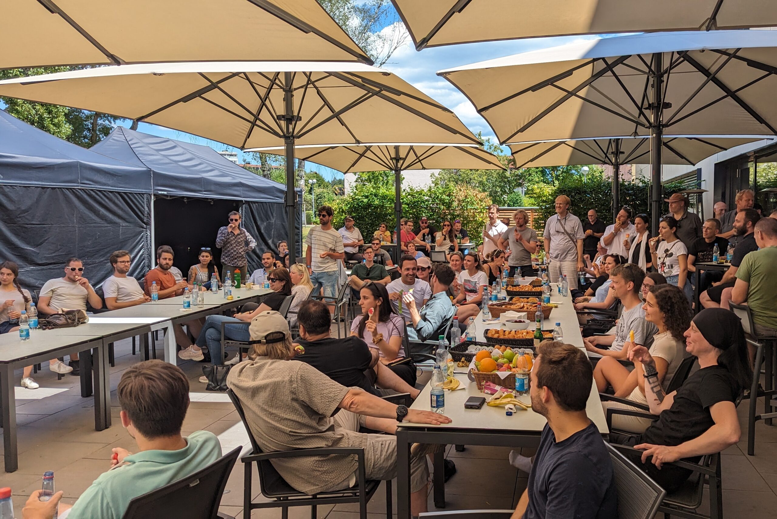 Unser Team beim Sommerfest
